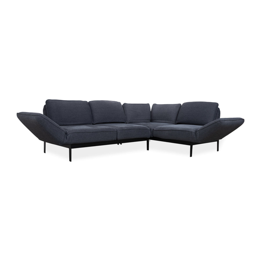 Rolf Benz Mera 386 Stoff Ecksofa Grau Sofa Couch