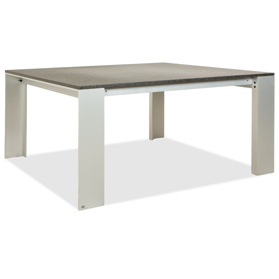 Rolf Benz Metall Esstisch Schwarz Anthrazit Granit Metall 150 x 150 x 75 cm