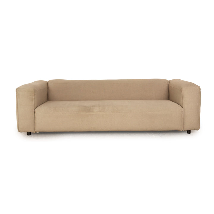 Rolf Benz Mio Fabric Three Seater Cream Sofa Couch