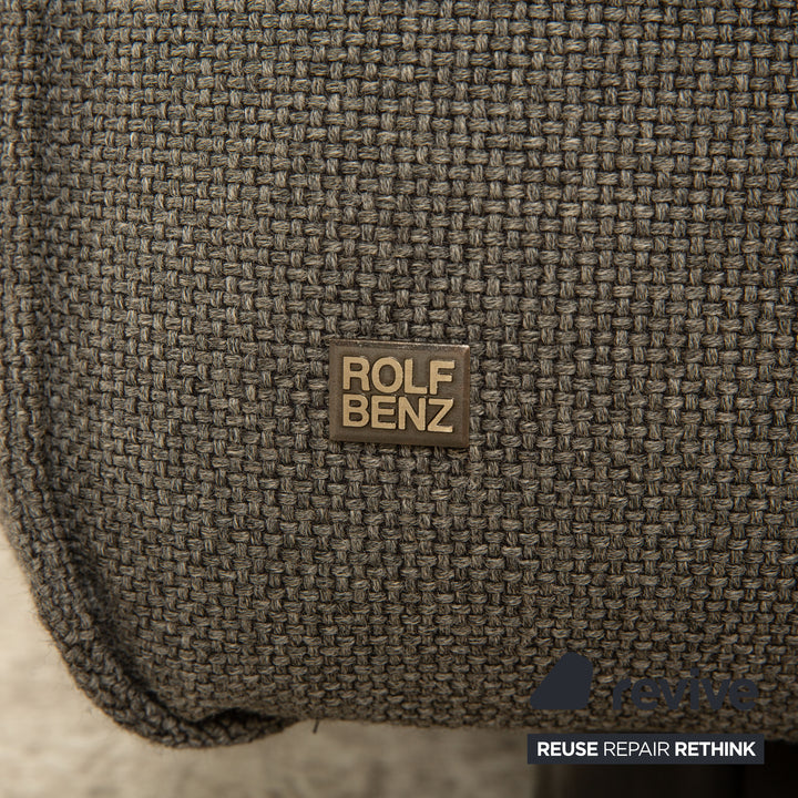 Rolf Benz Mio Fabric Corner Sofa Gray Recamiere Left Sofa Couch