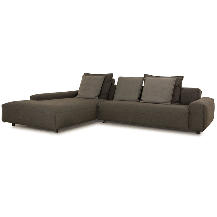Rolf Benz Mio Fabric Corner Sofa Gray Recamiere Left Sofa Couch