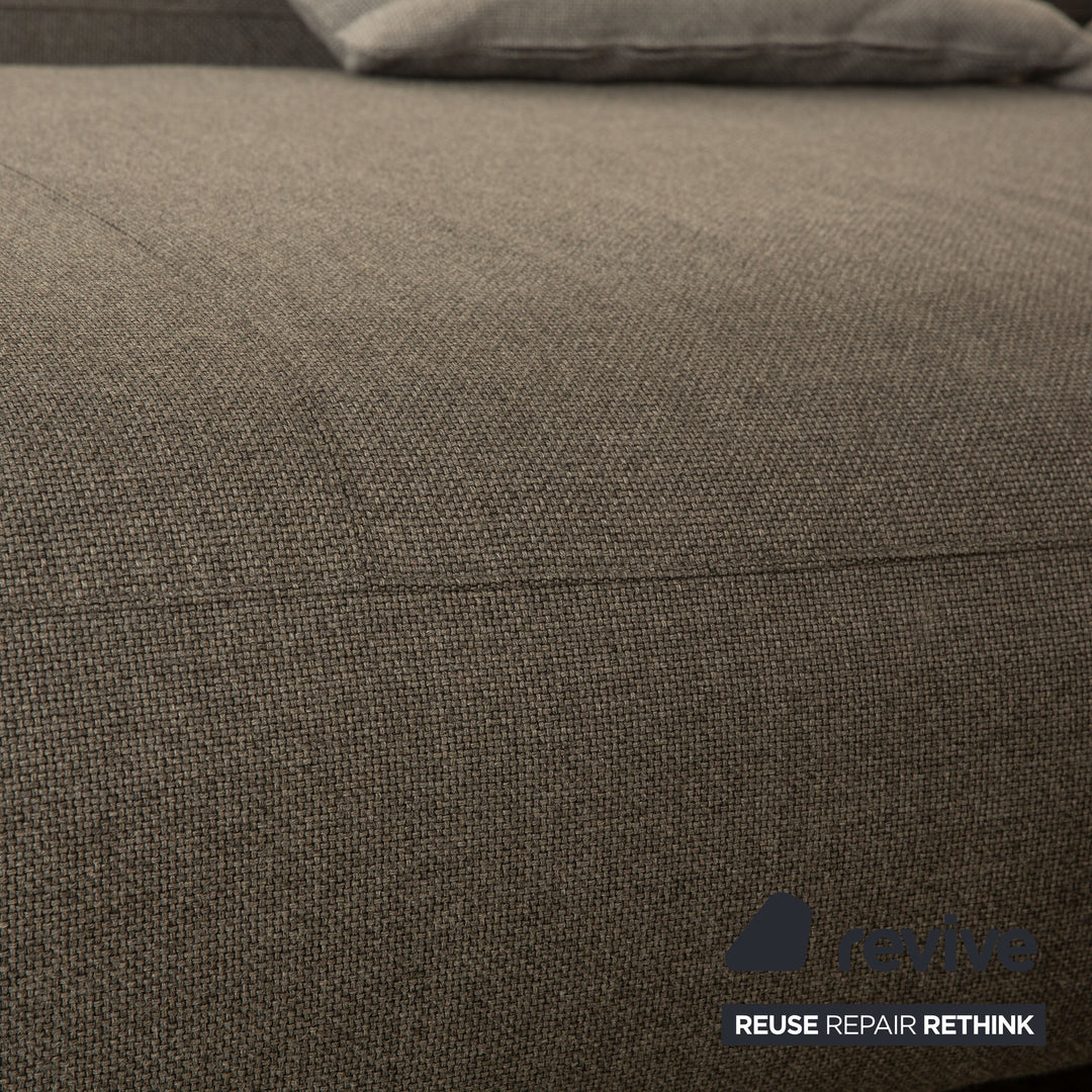 Rolf Benz Mio Fabric Corner Sofa Gray Recamiere Left Sofa Couch