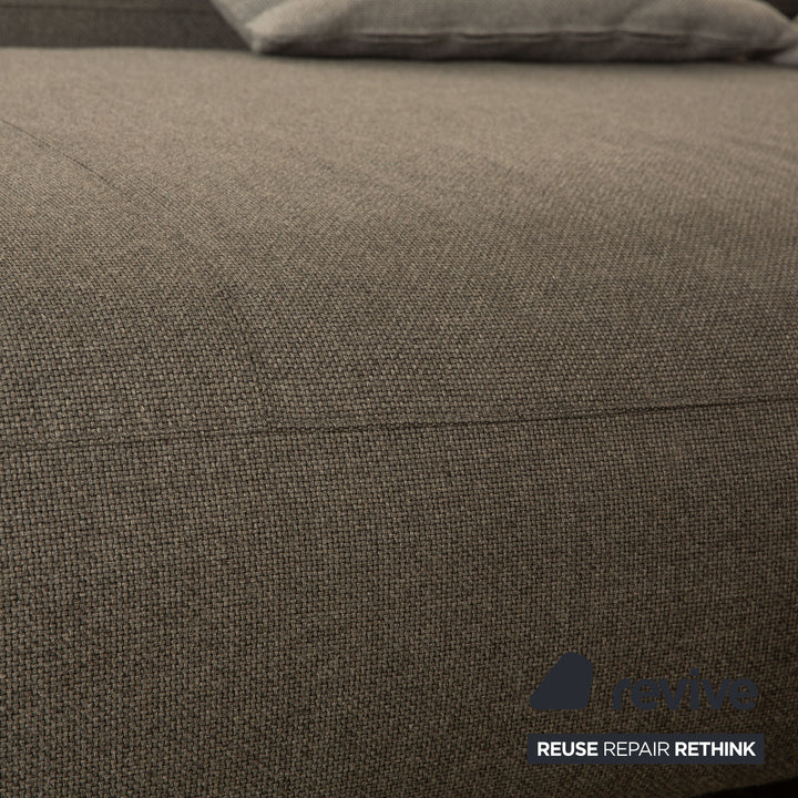 Rolf Benz Mio Fabric Corner Sofa Gray Recamiere Left Sofa Couch