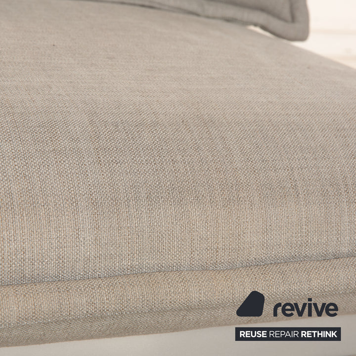 Rolf Benz Nova 340 fabric two-seater gray manual function