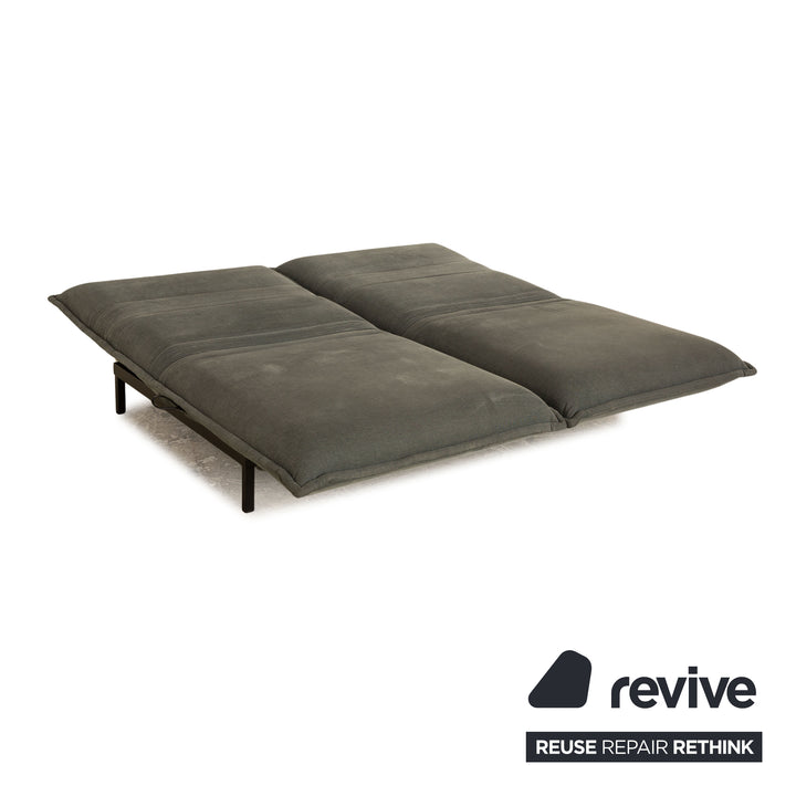 Rolf Benz Nova 340 Stoff Zweisitzer Grau Sofa Couch manuelle Funktion Schlaffunktion