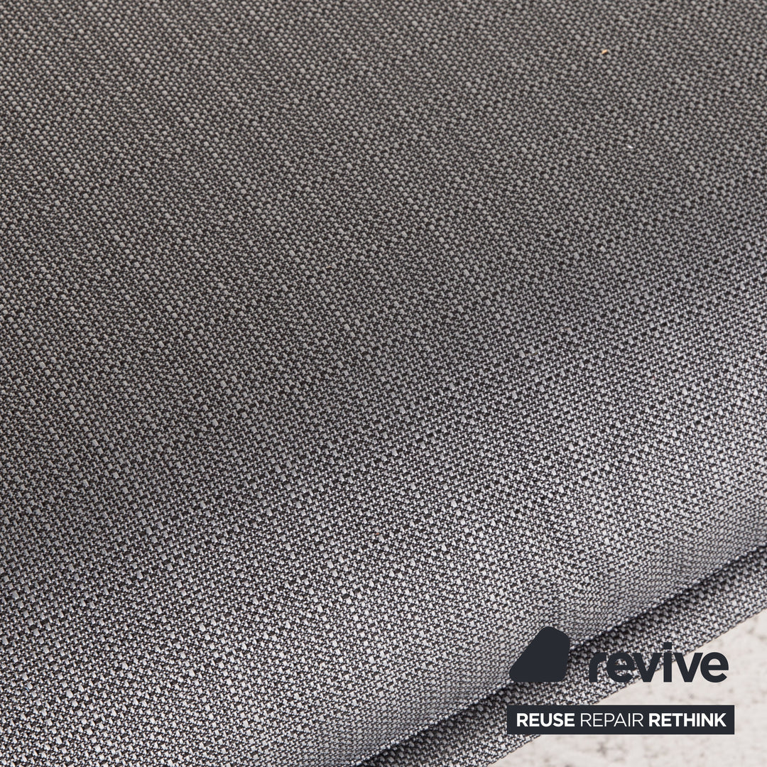 Rolf Benz Nova sofa set gray 1x two-seater 1x armchair function sleeping function