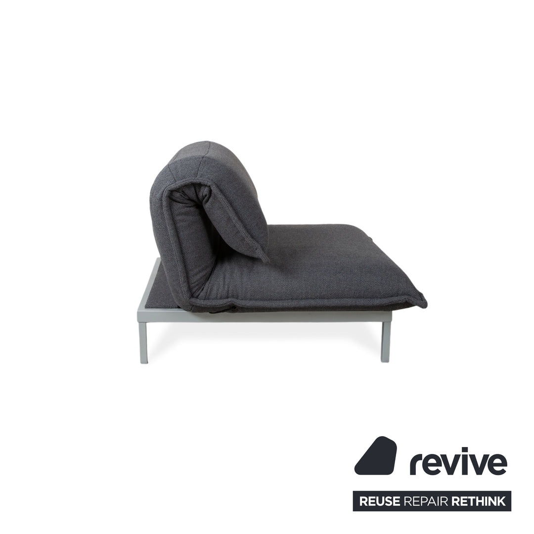 Rolf Benz Nova Stoff Sessel Grau manuelle Funktion