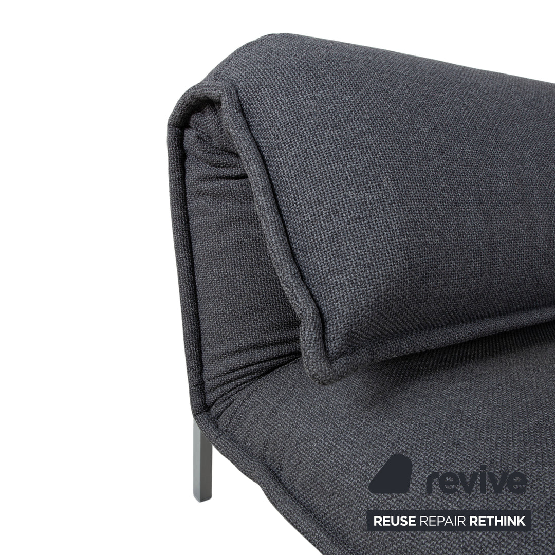 Rolf Benz Nova Stoff Sessel Grau manuelle Funktion