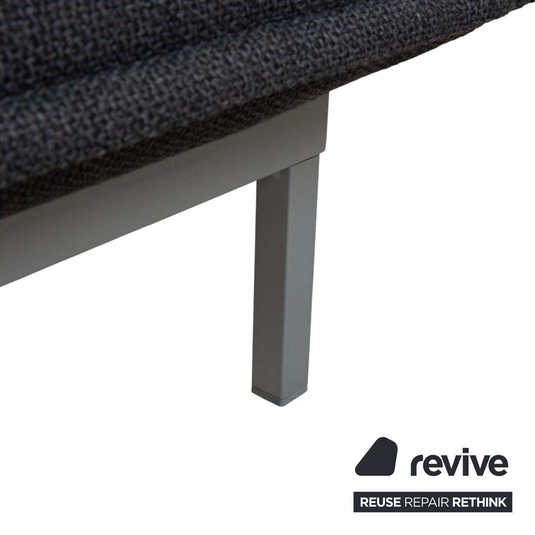 Rolf Benz Nova fabric armchair grey manual function