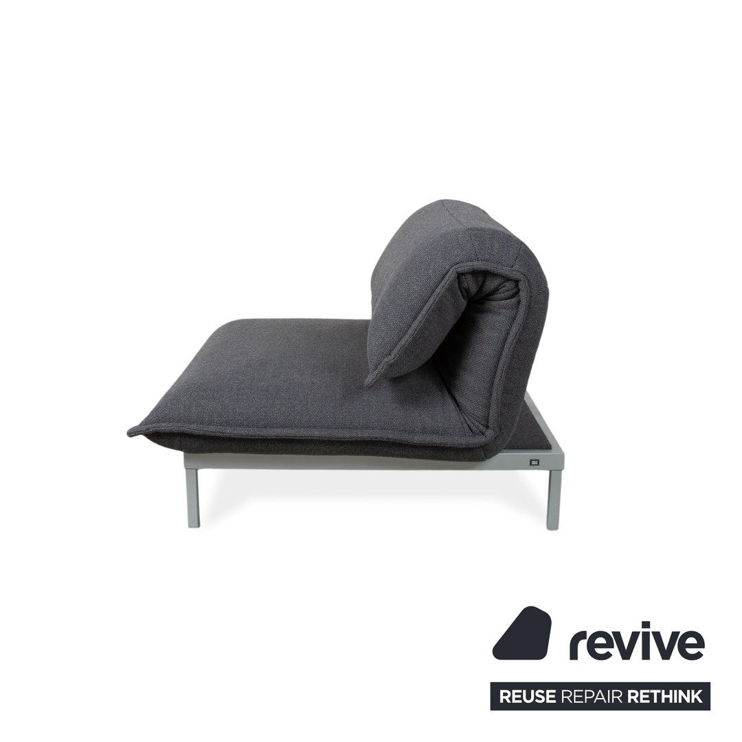 Rolf Benz Nova fabric armchair grey manual function