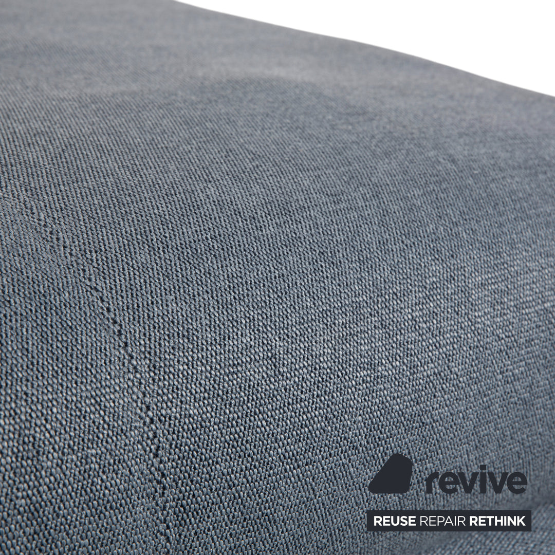 Rolf Benz Nuvola Stoff 2x Liege Couchtisch Hocker Grau Anthrazit