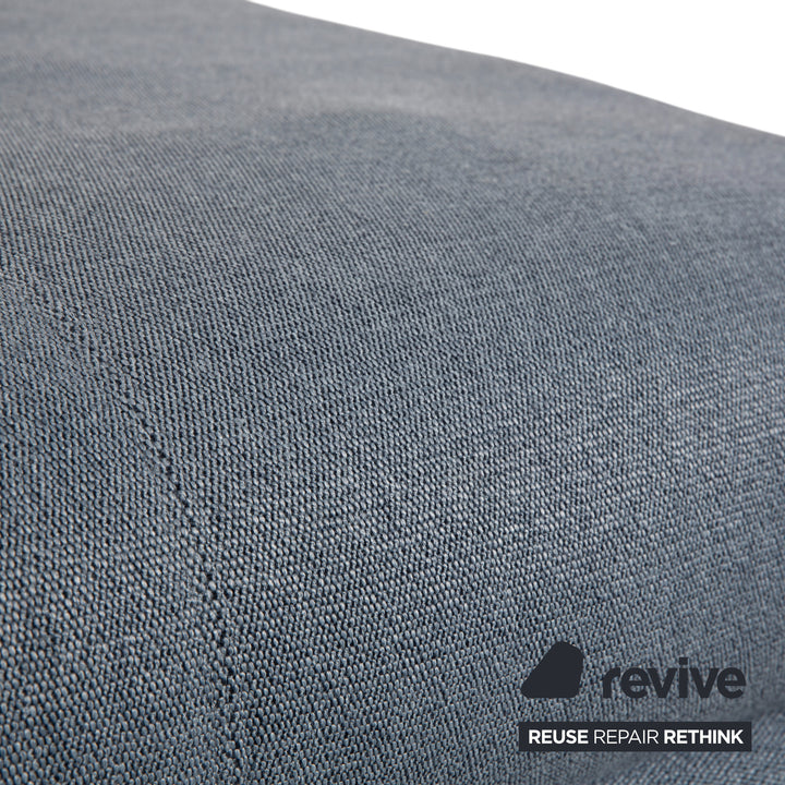 Rolf Benz Nuvola Stoff 2x Liege Couchtisch Hocker Grau Anthrazit