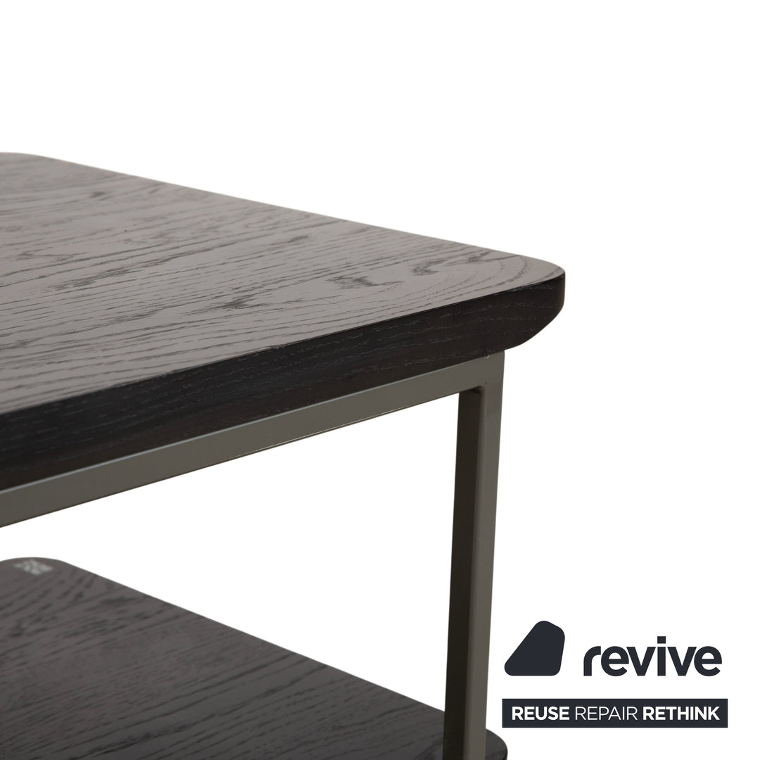 Rolf Benz Nuvola stof 2x ligbank salontafel hocker grijs antraciet
