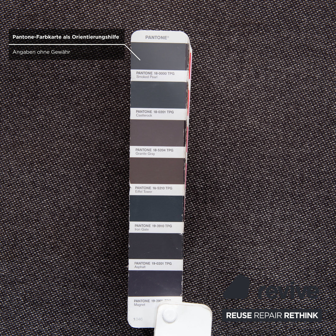 Rolf Benz Nuvola Stoff Ecksofa Grau Anthrazit Sofa Couch