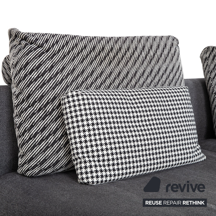 Rolf Benz Nuvola Stoff Ecksofa Grau Sofa Couch