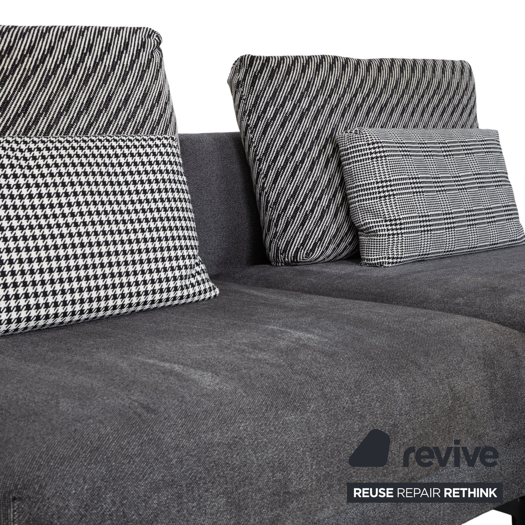 Rolf Benz Nuvola Stoff Ecksofa Grau Sofa Couch