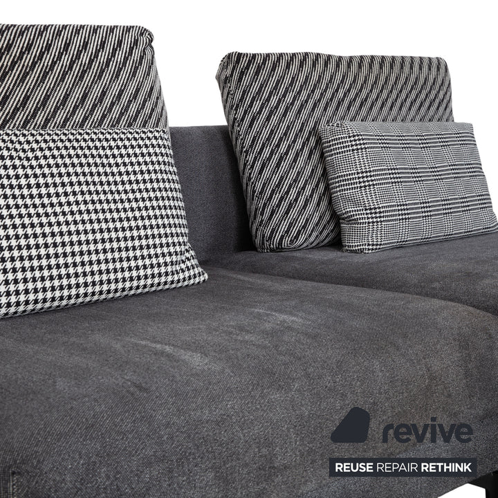Rolf Benz Nuvola Stoff Ecksofa Grau Sofa Couch