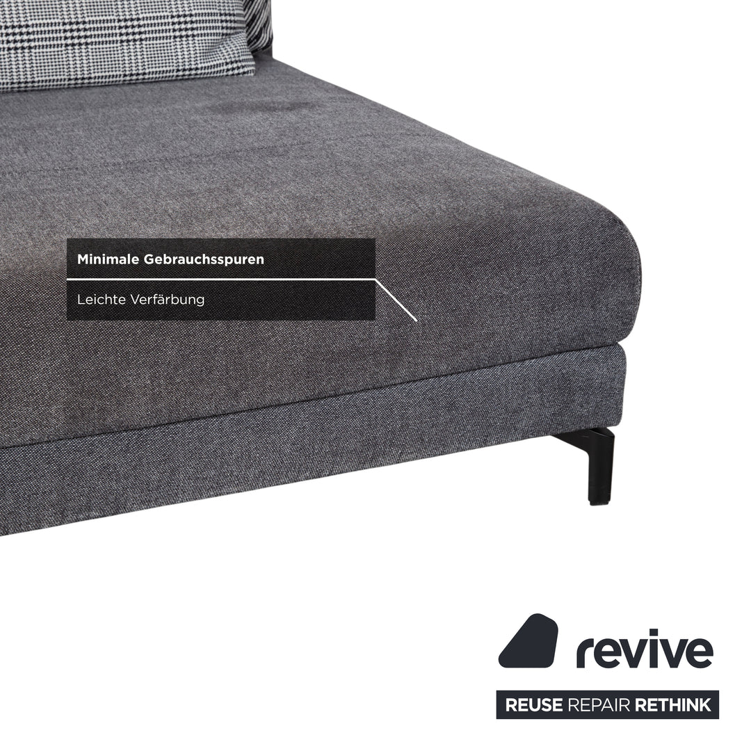 Rolf Benz Nuvola Stoff Ecksofa Grau Sofa Couch