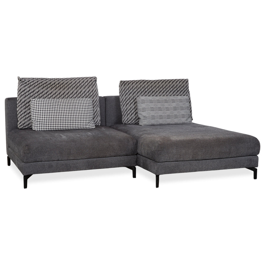 Rolf Benz Nuvola Stoff Ecksofa Grau Sofa Couch