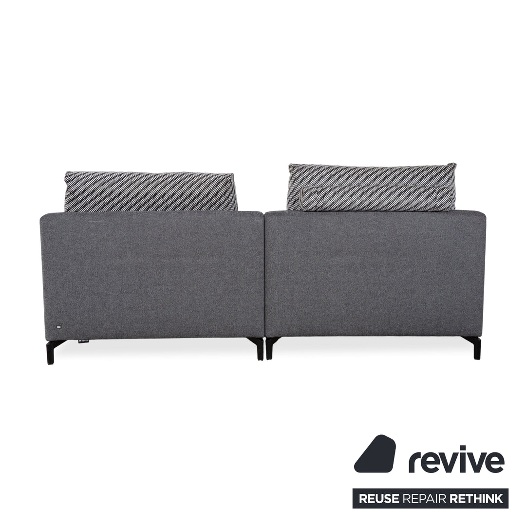 Rolf Benz Nuvola Stoff Ecksofa Grau Sofa Couch