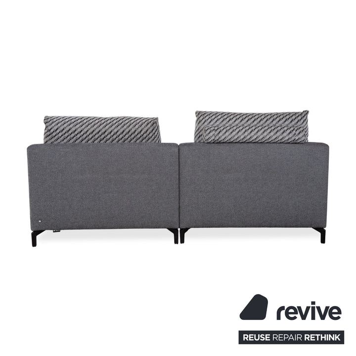Rolf Benz Nuvola Stoff Ecksofa Grau Sofa Couch