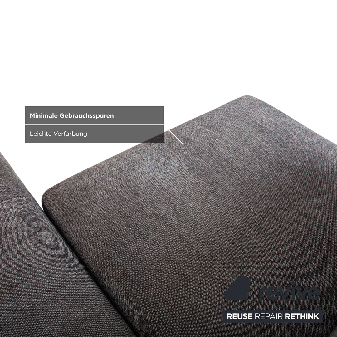 Rolf Benz Nuvola Stoff Ecksofa Grau Sofa Couch