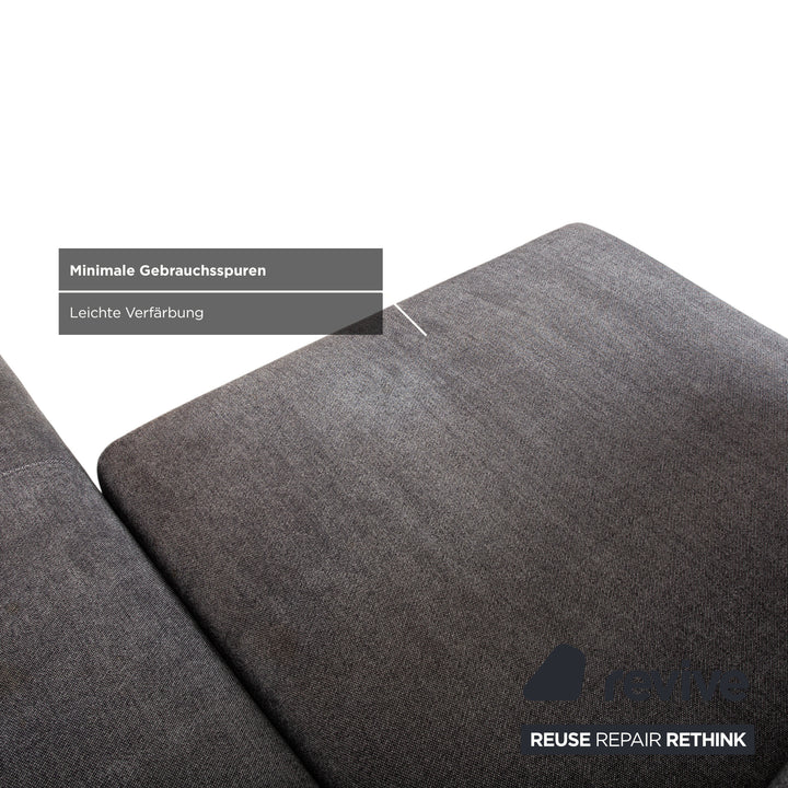 Rolf Benz Nuvola Stoff Ecksofa Grau Sofa Couch