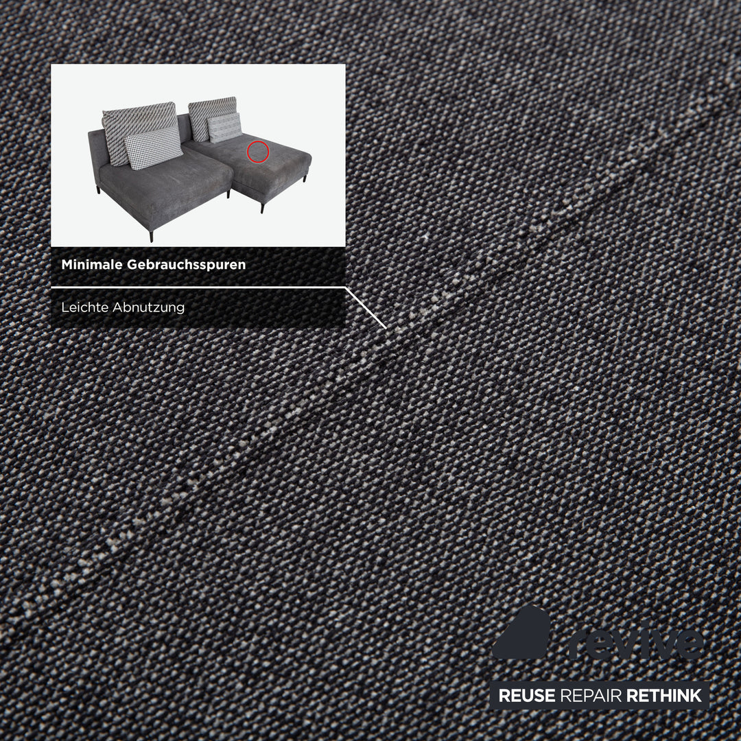 Rolf Benz Nuvola Stoff Ecksofa Grau Sofa Couch