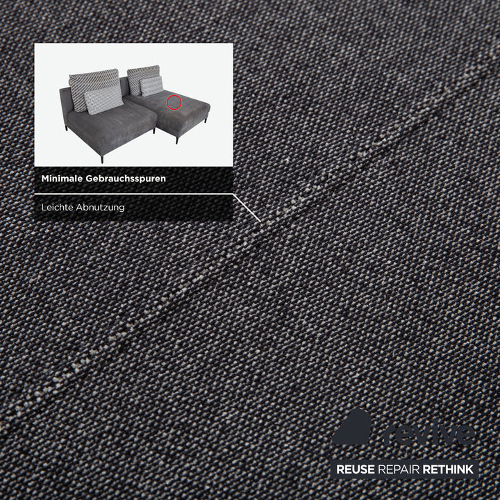 Rolf Benz Nuvola Stoff Ecksofa Grau Sofa Couch