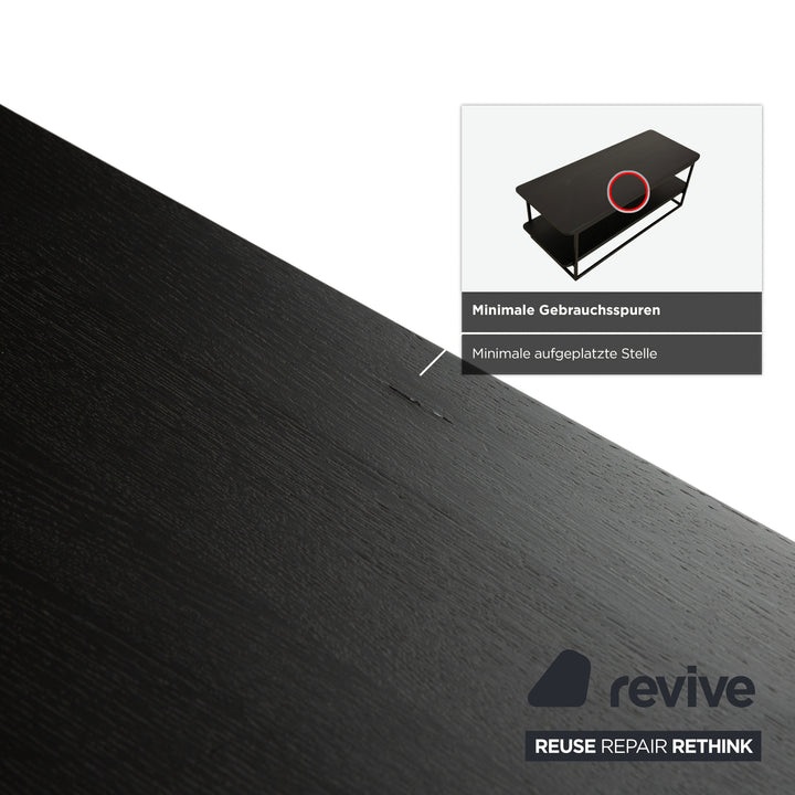 Table basse quatre places en tissu et bois Rolf Benz Nuvola, table d'appoint, canapé gris anthracite