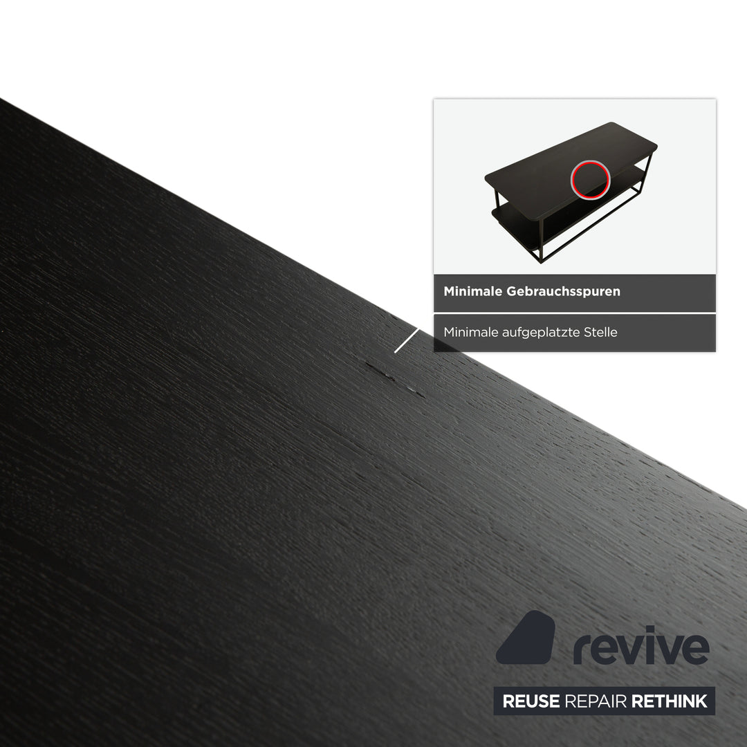 Rolf Benz Nuvola Stoff Holz Viersitzer Couchtisch Beistelltisch Grau Anthrazit Sofa Couch