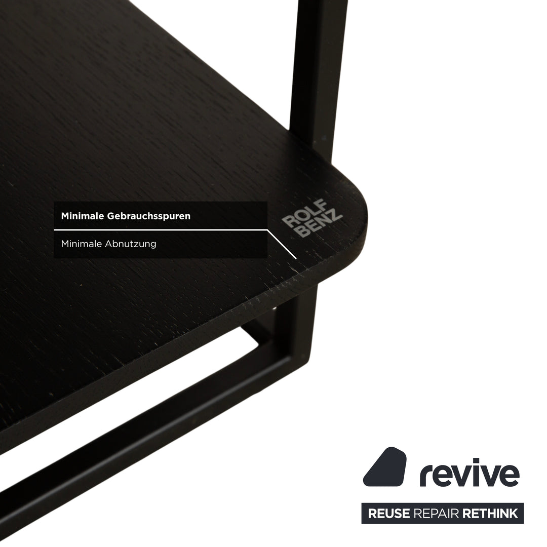 Rolf Benz Nuvola Stoff Holz Viersitzer Couchtisch Beistelltisch Grau Anthrazit Sofa Couch