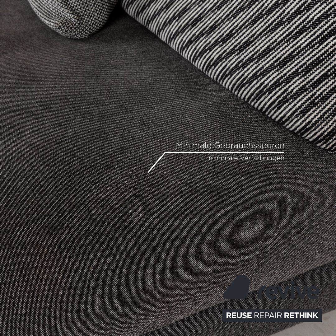 Rolf Benz Nuvola Fabric Lounger Gray