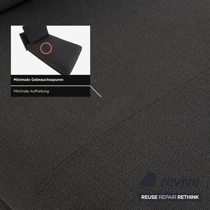 Rolf Benz Nuvola Stoff Liege Grau Anthrazit