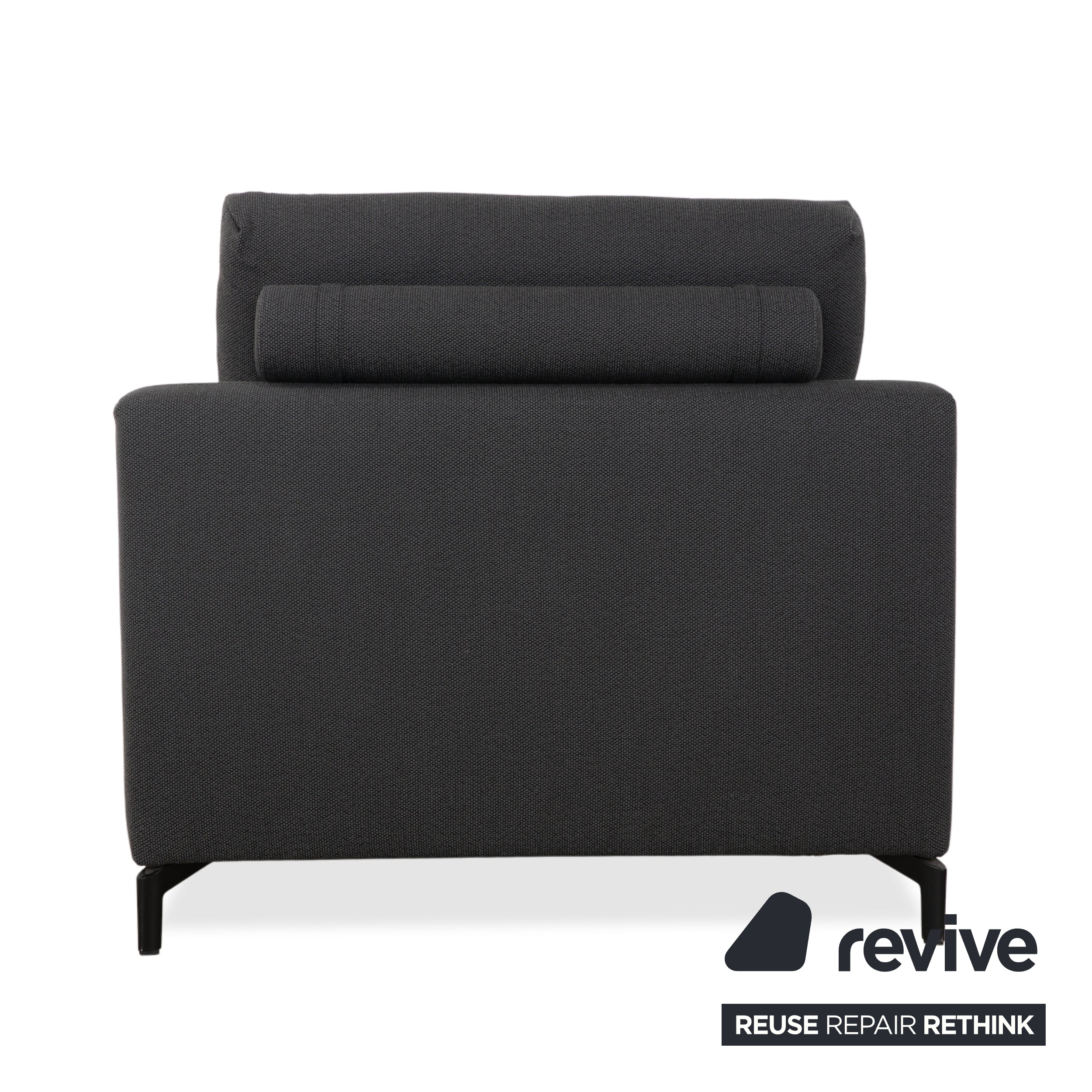 Rolf Benz Nuvola Stoff Liege Grau Anthrazit