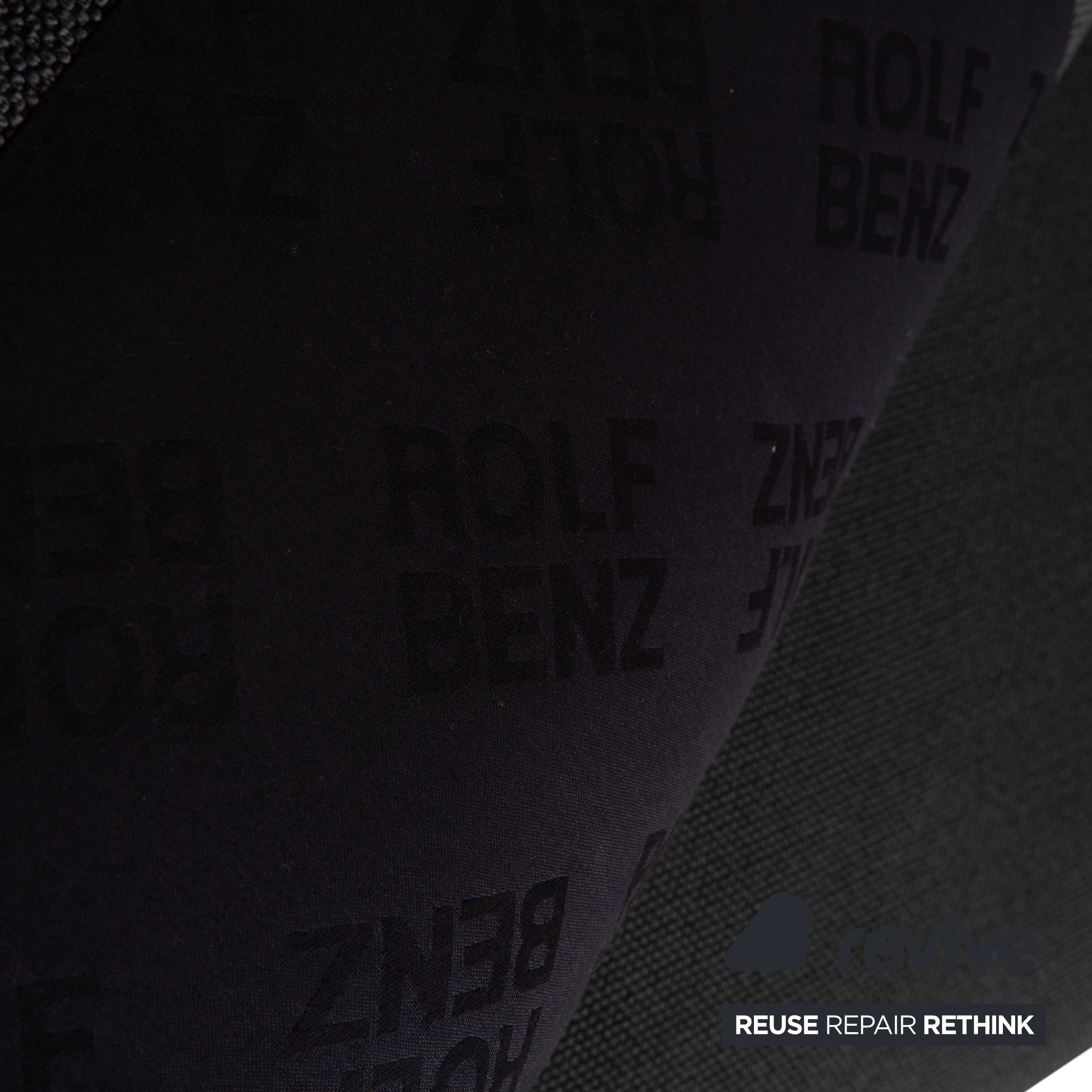 Rolf Benz Nuvola Stoff Liege Grau Anthrazit