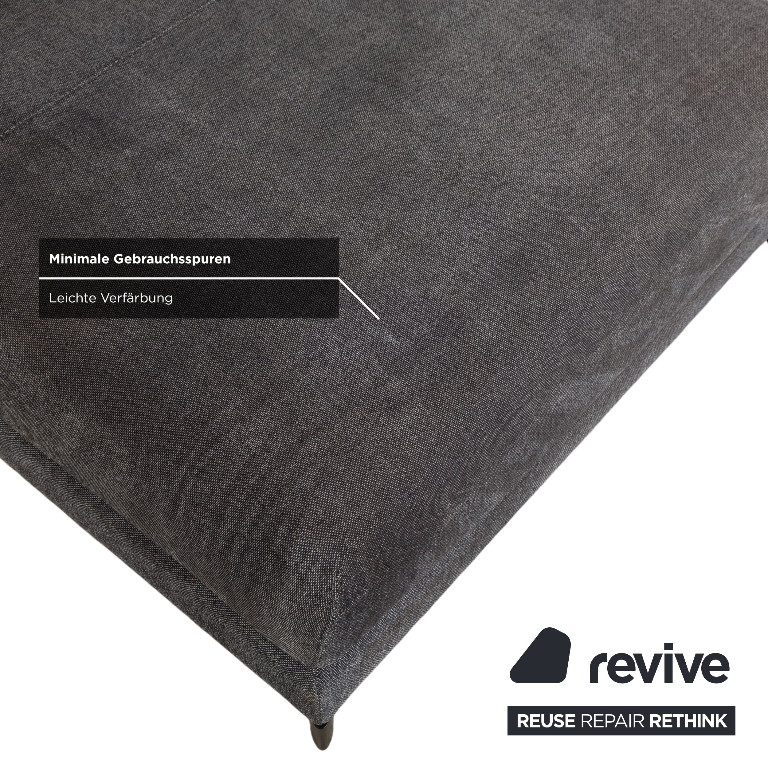 Rolf Benz Nuvola Stoff Liege Grau Daybed