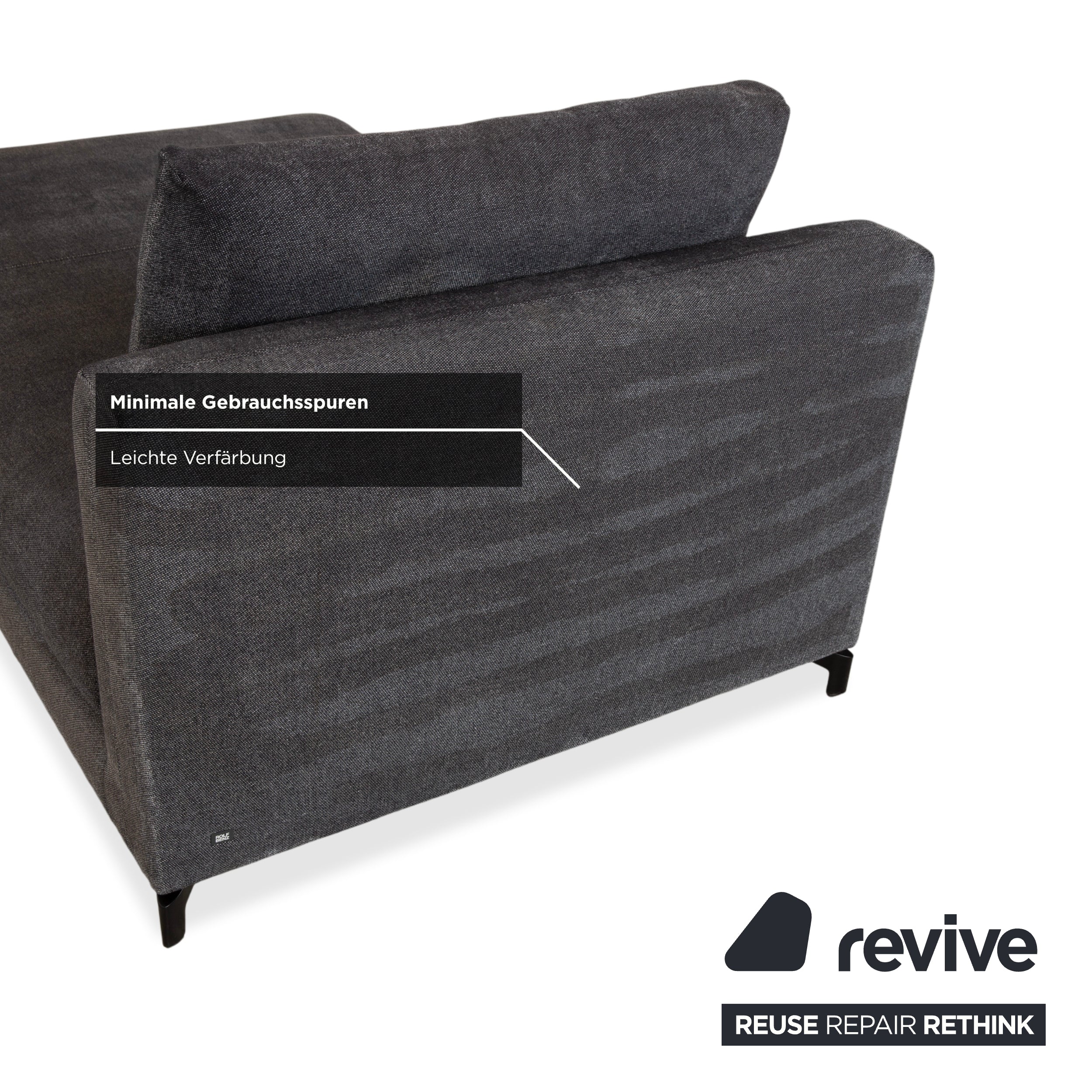 Rolf Benz Nuvola Stoff Liege Grau Daybed