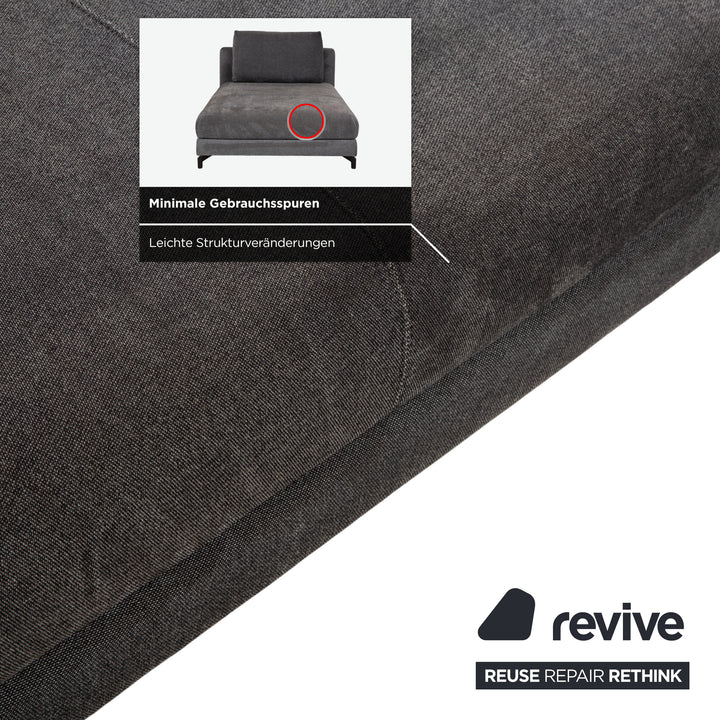 Rolf Benz Nuvola Stoff Liege Grau Daybed