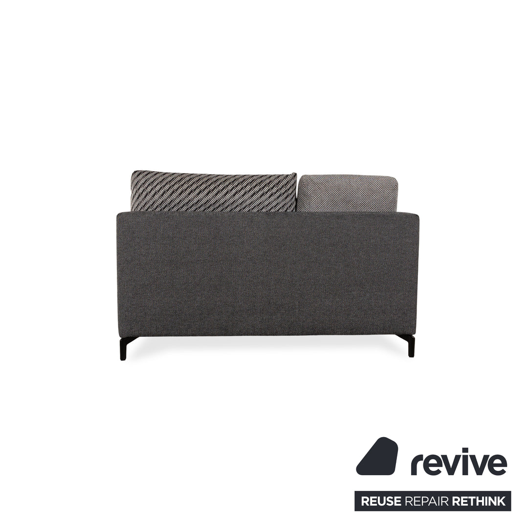 Rolf Benz Nuvola Fabric Lounger Gray