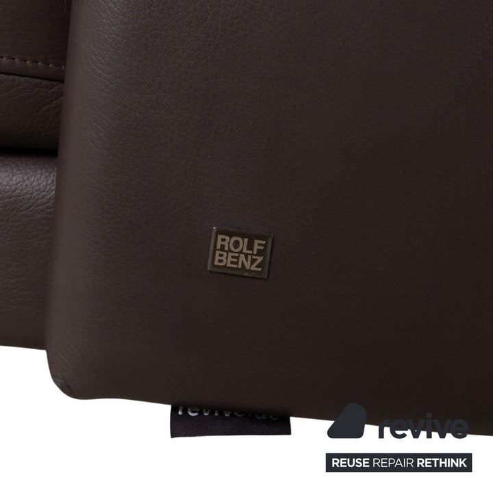 Rolf Benz Onda Leder Ecksofa Braun Couch Recamiere Rechts
