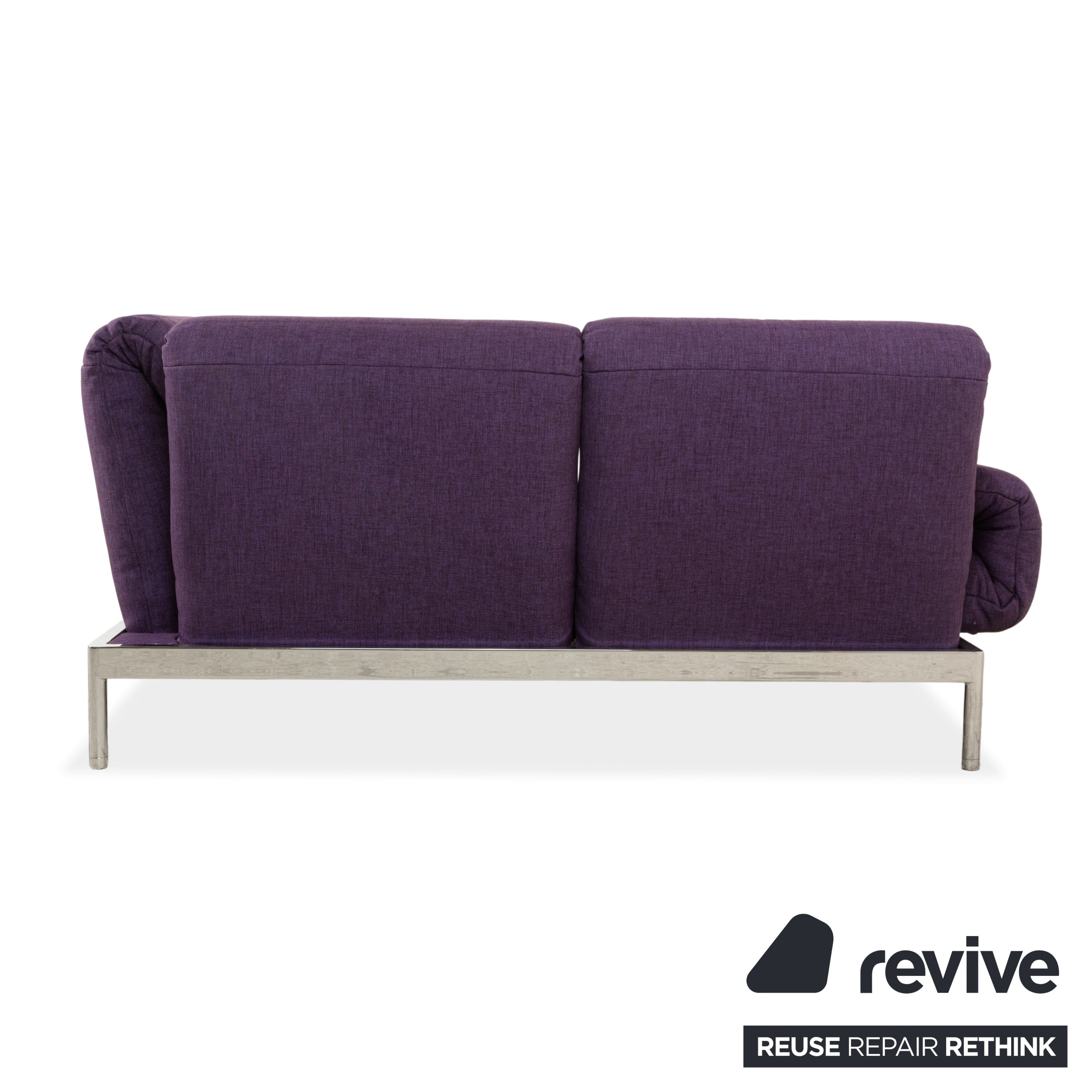 Rolf Benz Plura Stoff Ecksofa Violett lila manuelle Funktion Sofa Couch