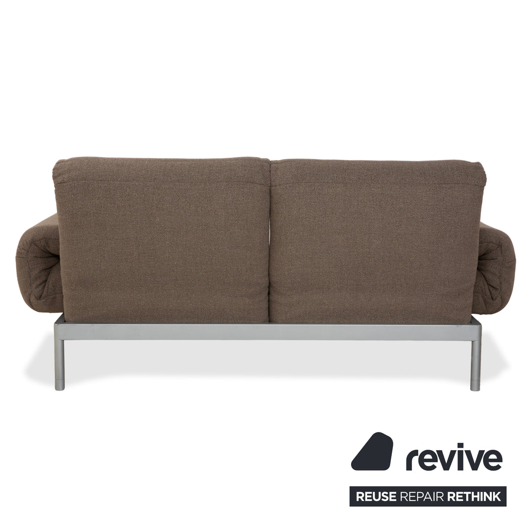 Rolf Benz Plura Stoff Zweisitzer Grau manuelle Funktion Sofa Couch