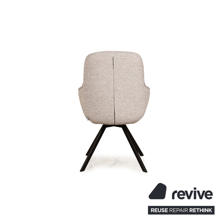 Rolf Benz SMO fabric chair grey manual swivel function