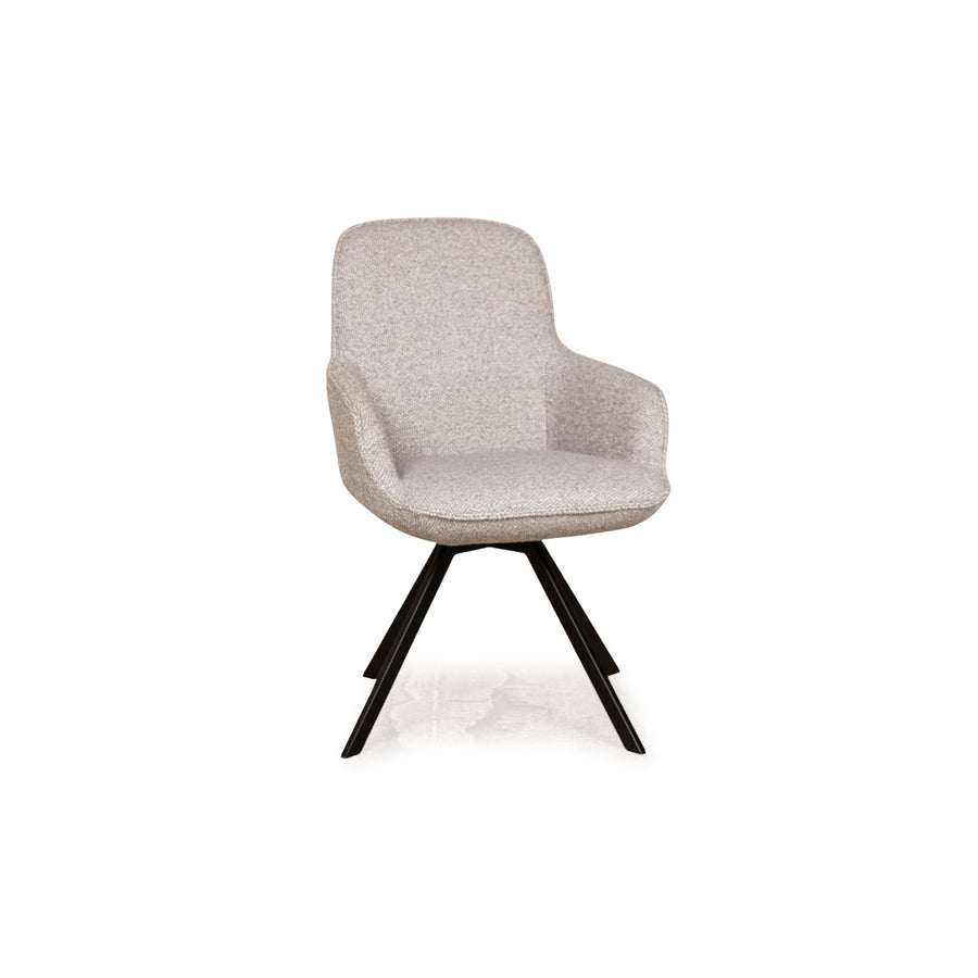 Rolf Benz SMO fabric chair grey manual swivel function