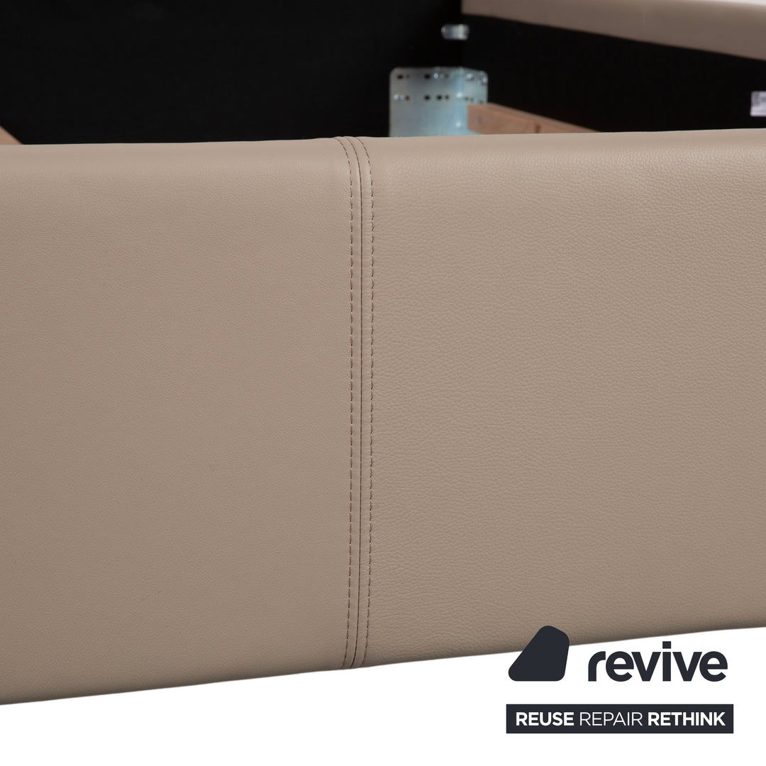 Rolf Benz Sono Leather Bed Beige Bedroom