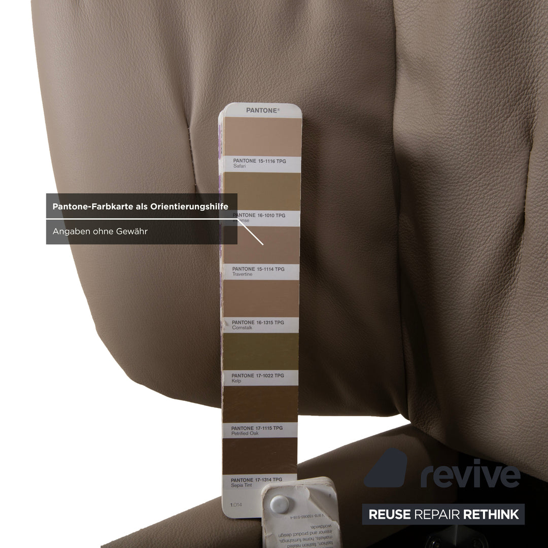 Rolf Benz Sono Leder Bett Beige Schlafzimmer
