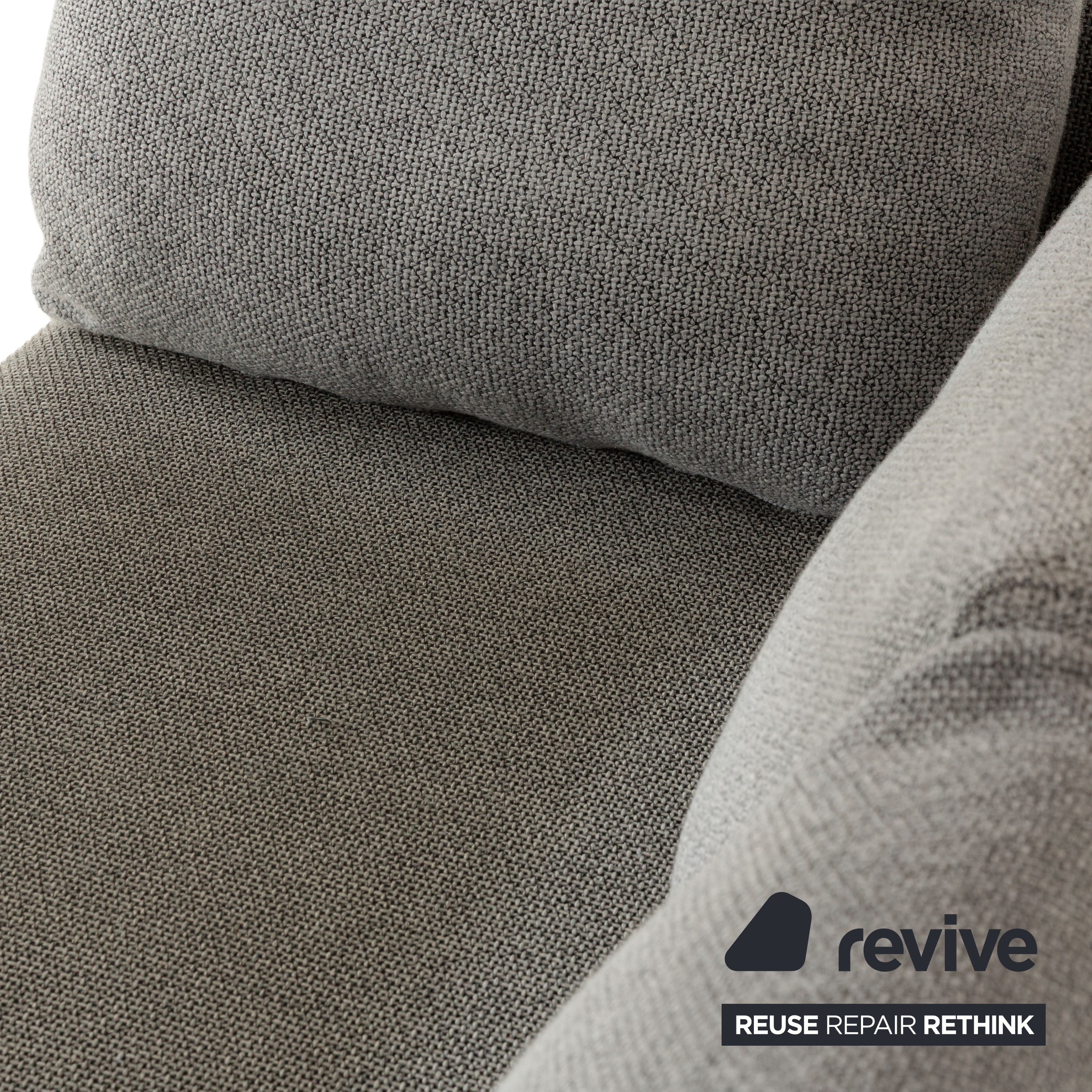 Rolf Benz Stoff Ecksofa Grau Sofa Couch