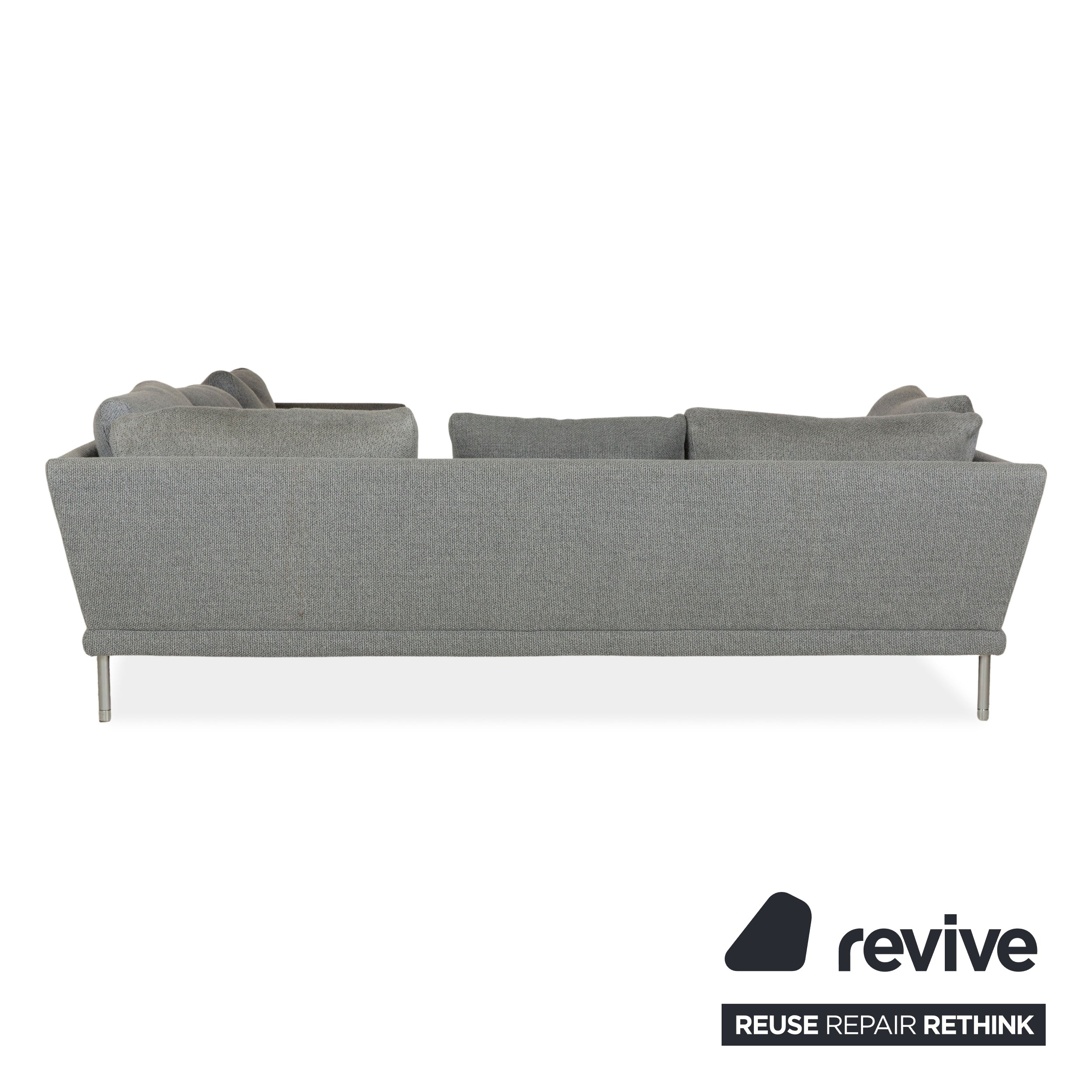 Rolf Benz Stoff Ecksofa Grau Sofa Couch
