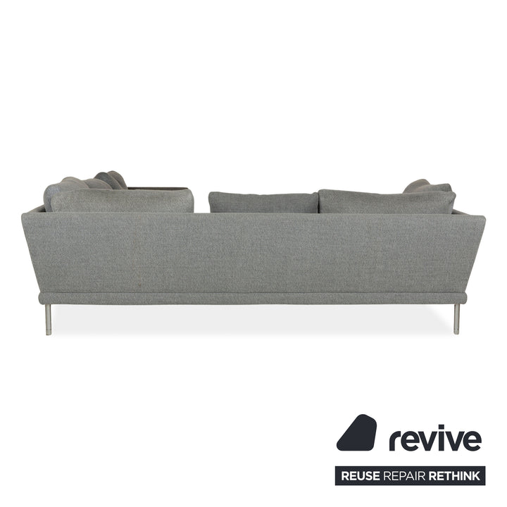 Canapé d'angle en tissu gris Rolf Benz